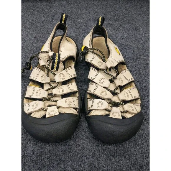 Keen Sandals Size 6 Washable Comfort Hiking Shoes Waterproof Tan/ Black - Picture 1 of 16